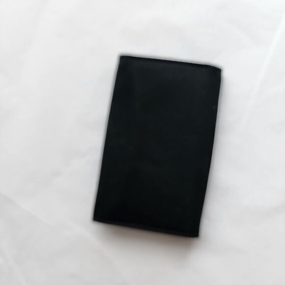 Celine Vintage Bi Fold Black Nylon & Leather Card Key Holder GOLD Hardware EUC - Picture 8 of 10